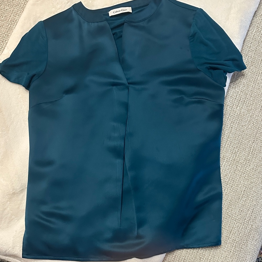 Calvin Klein Women's Blue Blouse